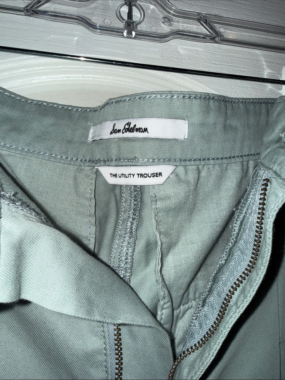 Sam Edelman Sage Green Men's Cargo Pants - Picture 3 of 5